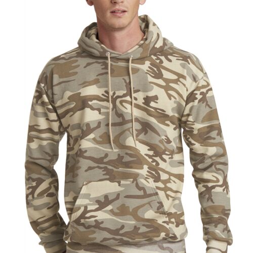 Core Fleece Camo Pullover Hooded Sweatshirt -PC78HC Thumbnail