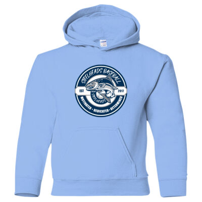 Steelheads Baseball - Gildan - Heavy Blend™ Youth Hooded Sweatshirt - Racine Merch Thumbnail